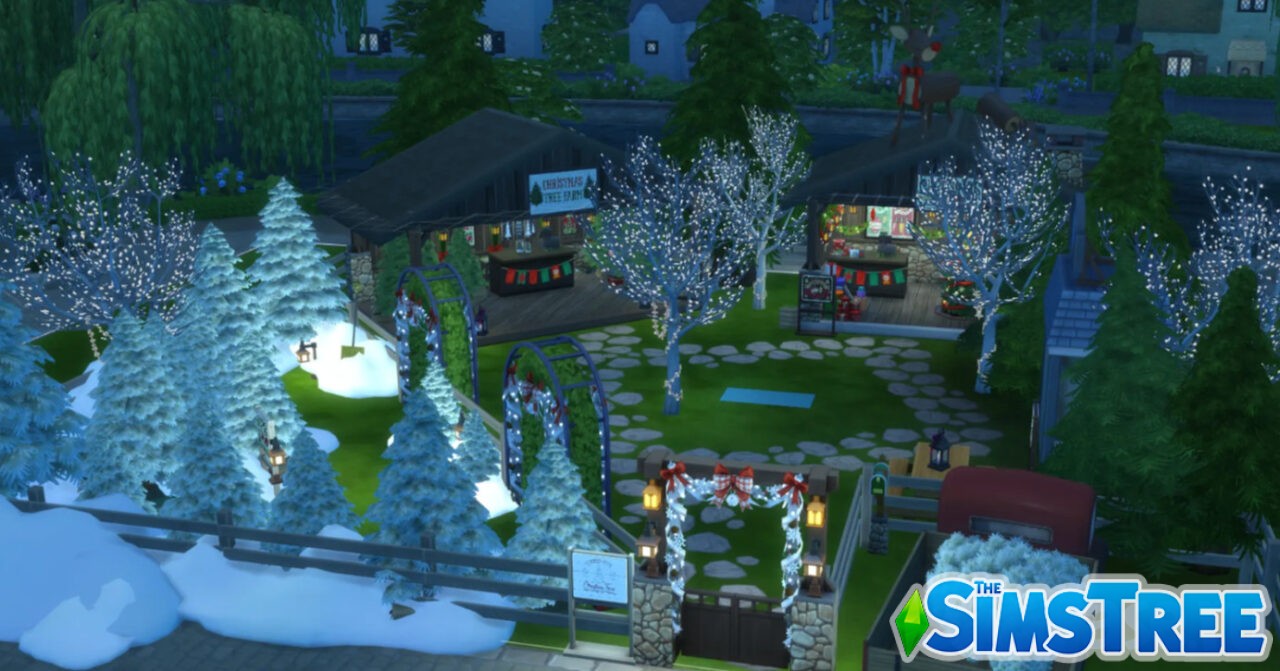 Варианты новогоднего геймплея Sims 4