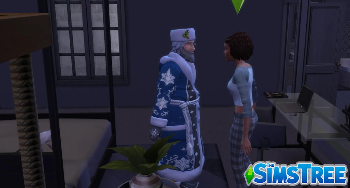 Варианты новогоднего геймплея Sims 4