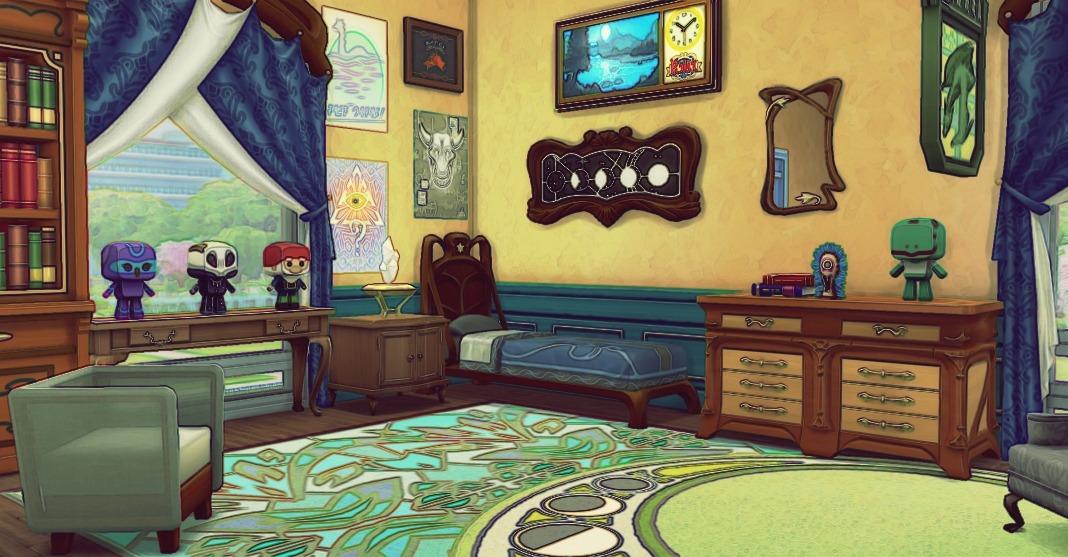 Вдохновение: комнаты для подростков Sims 4