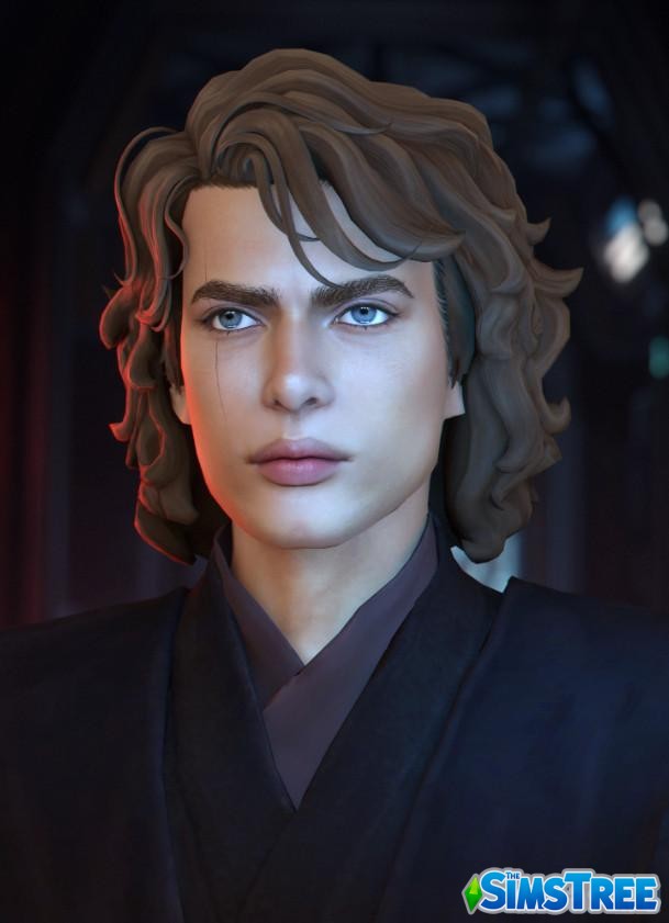 Коллекция мужских героических причесок от WistfulCastle для Sims 4