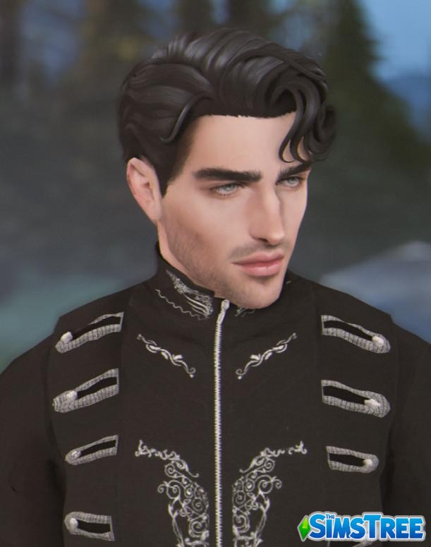 Коллекция мужских героических причесок от WistfulCastle для Sims 4