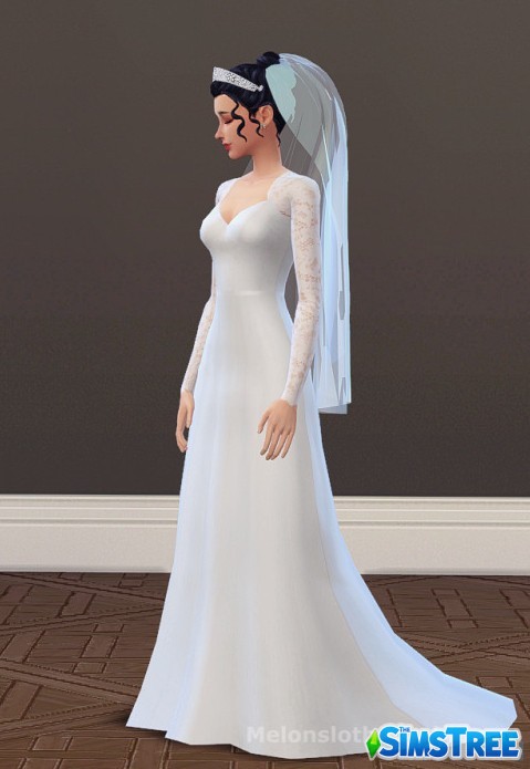 Большой набор Свадебных платьев от разных авторов для Sims 4