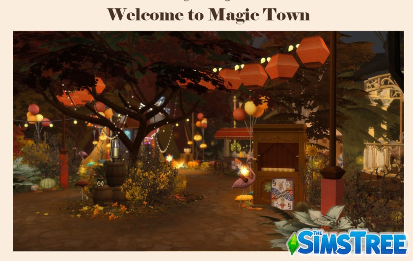 Кафе-бар «Магический город» от paprykeria для Sims 4