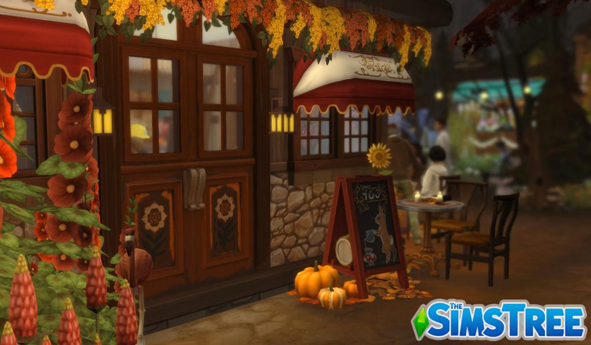 Кафе-бар «Магический город» от paprykeria для Sims 4