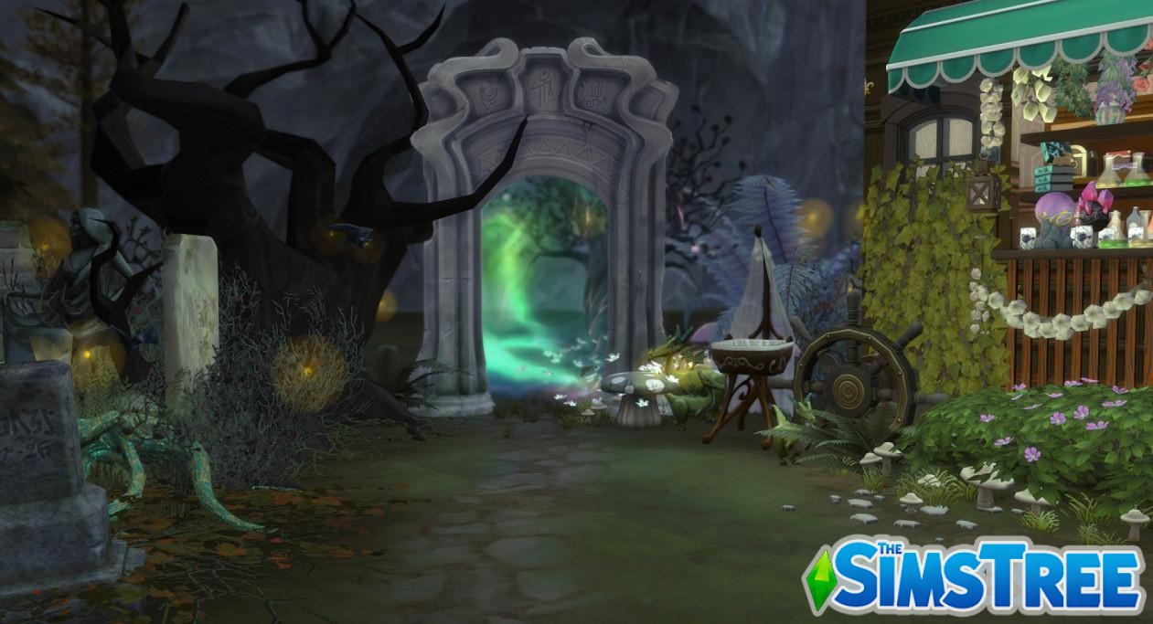 Кафе-бар «Магический город» от paprykeria для Sims 4