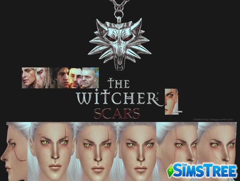 Лучшие СС шрамов для Sims 4