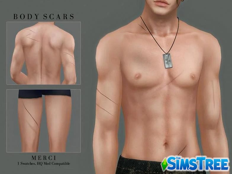 Лучшие СС шрамов для Sims 4