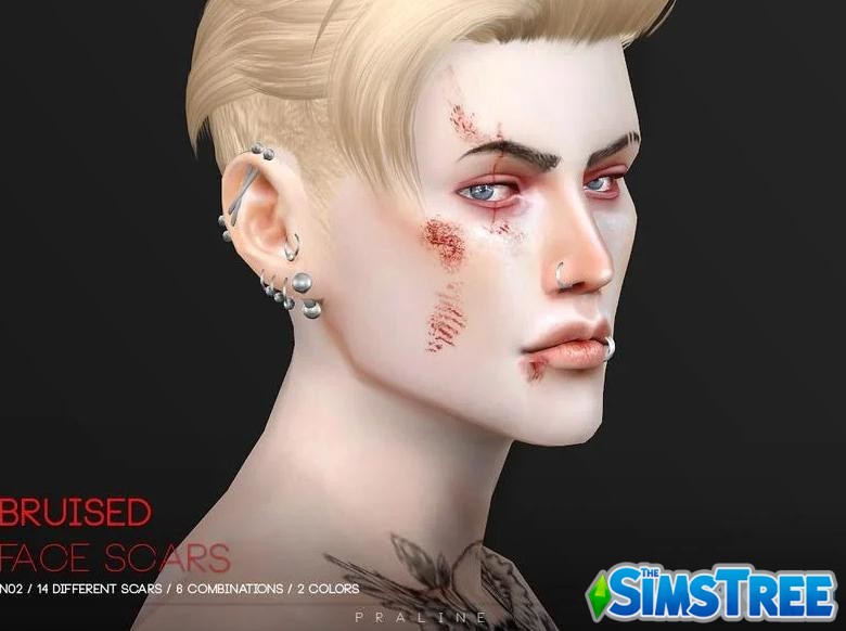 Лучшие СС шрамов для Sims 4