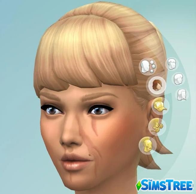 Лучшие СС шрамов для Sims 4