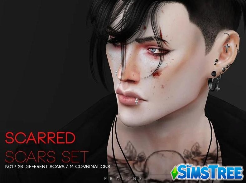 Лучшие СС шрамов для Sims 4