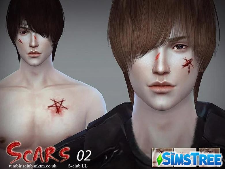 Лучшие СС шрамов для Sims 4