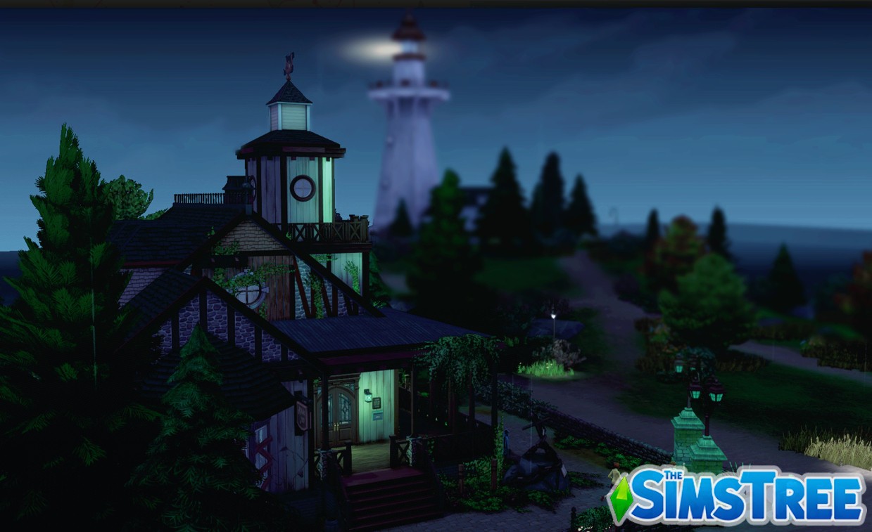 Мистический музей Бриндлтон-Бэй от surely-sims для Sims 4