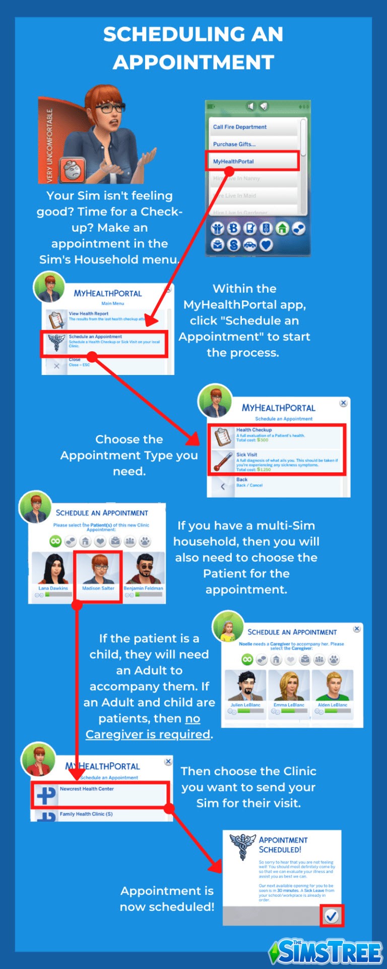 Мод «Частная практика обновление 2.4.6.2» от SimRealist для Sims 4