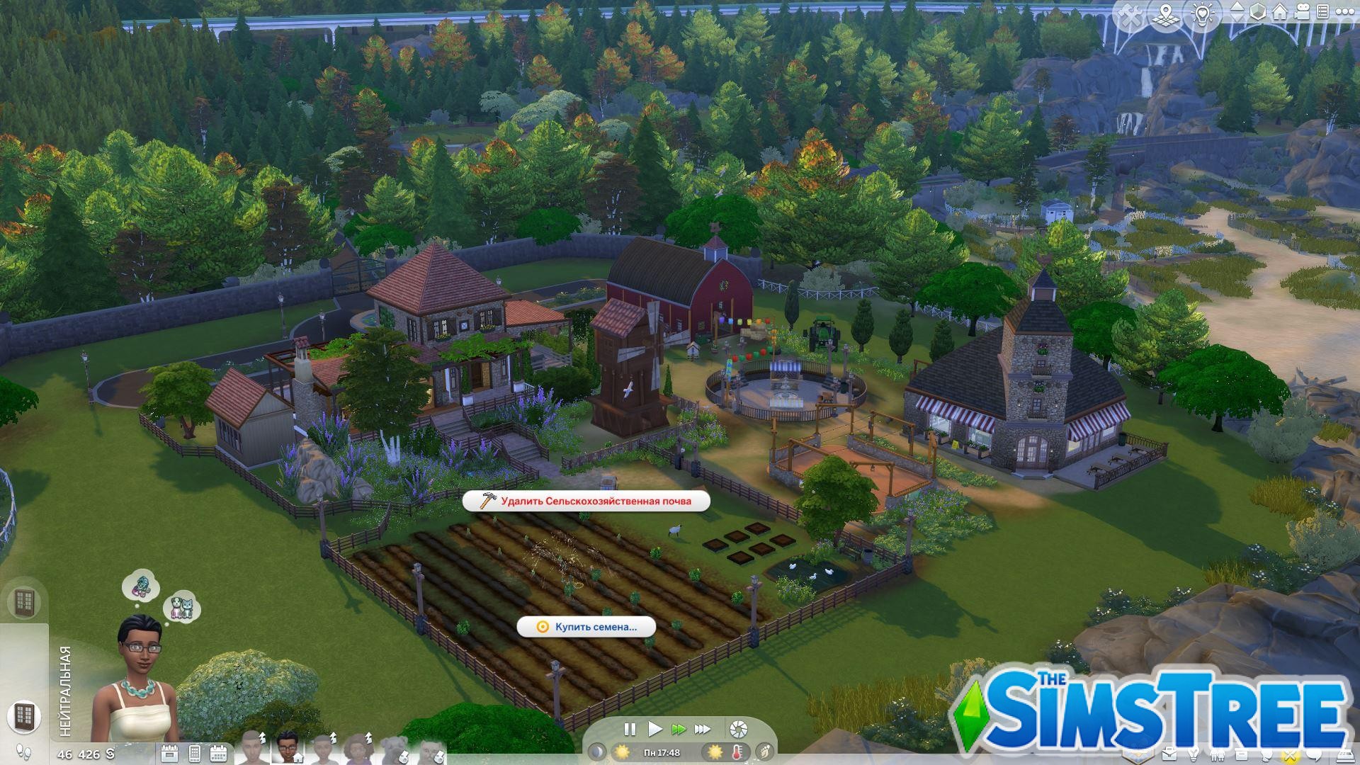 Мод «Фермерский город – Farmland Legacy – Новая версия» от Arnie для Sims 4
