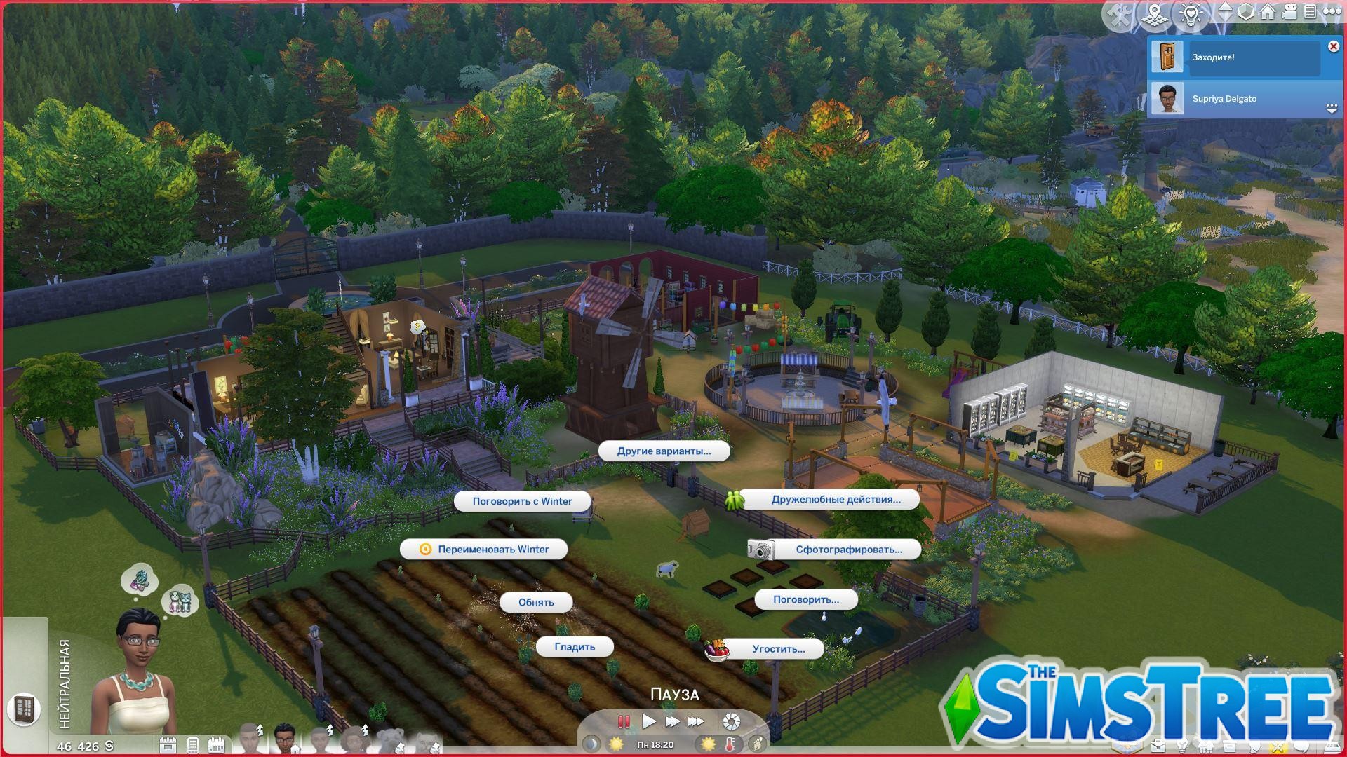 Мод «Фермерский город – Farmland Legacy – Новая версия» от Arnie для Sims 4