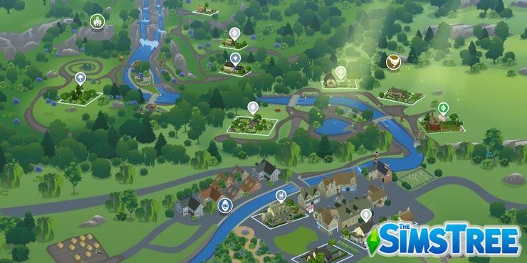 Мод Фермерский город Farmland против Sims 4 Загородная жизнь