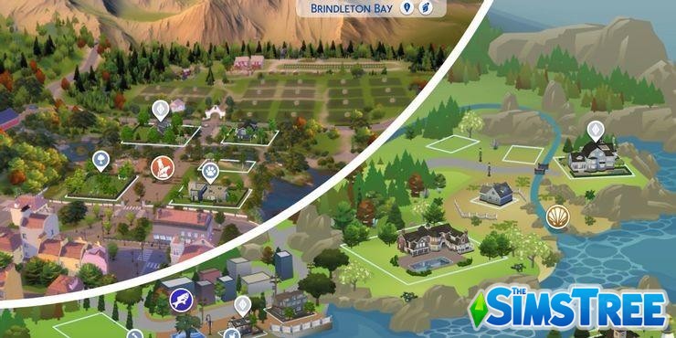 Мод Фермерский город Farmland против Sims 4 Загородная жизнь