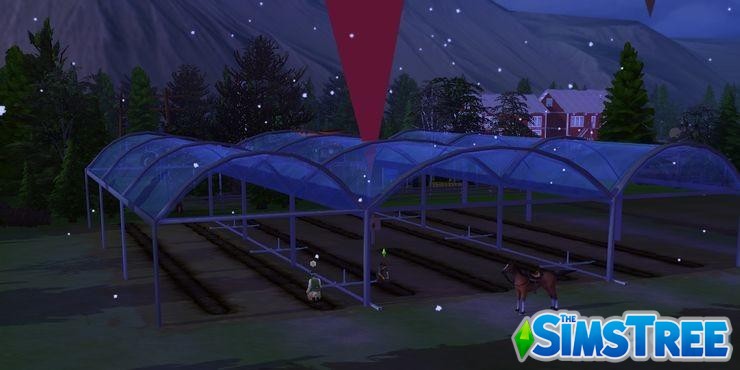 Мод Фермерский город Farmland против Sims 4 Загородная жизнь