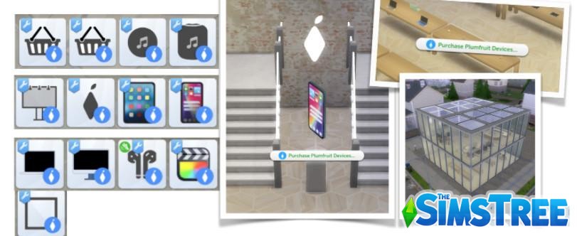 Мод «Набор функциональной электроники Plumfruit» от Arnie для Sims 4