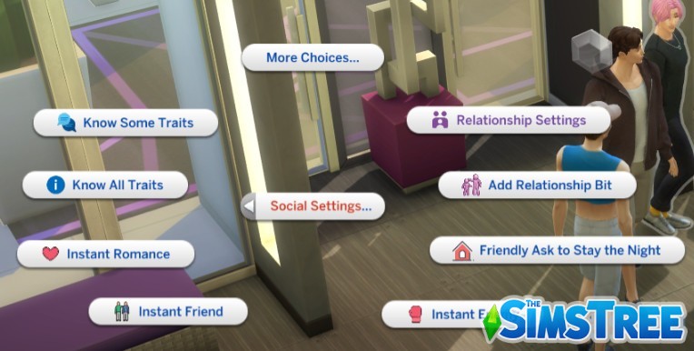 Мод «Социальная автономия и отношения» от Vicky Sims для Sims 4