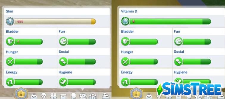 Мод «Загар» от flerb для Sims 4