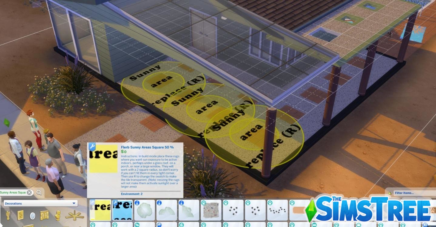 Мод «Загар» от flerb для Sims 4