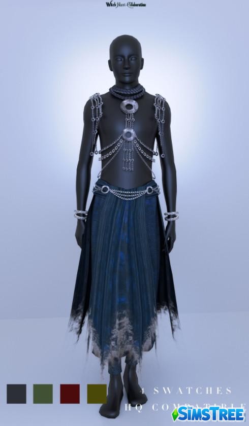 Набор для наряда ведьм или демонов от LAMZ для Sims 4