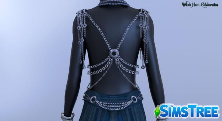 Набор для наряда ведьм или демонов от LAMZ для Sims 4