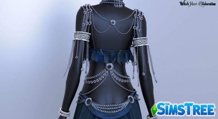 Набор для наряда ведьм или демонов от LAMZ для Sims 4