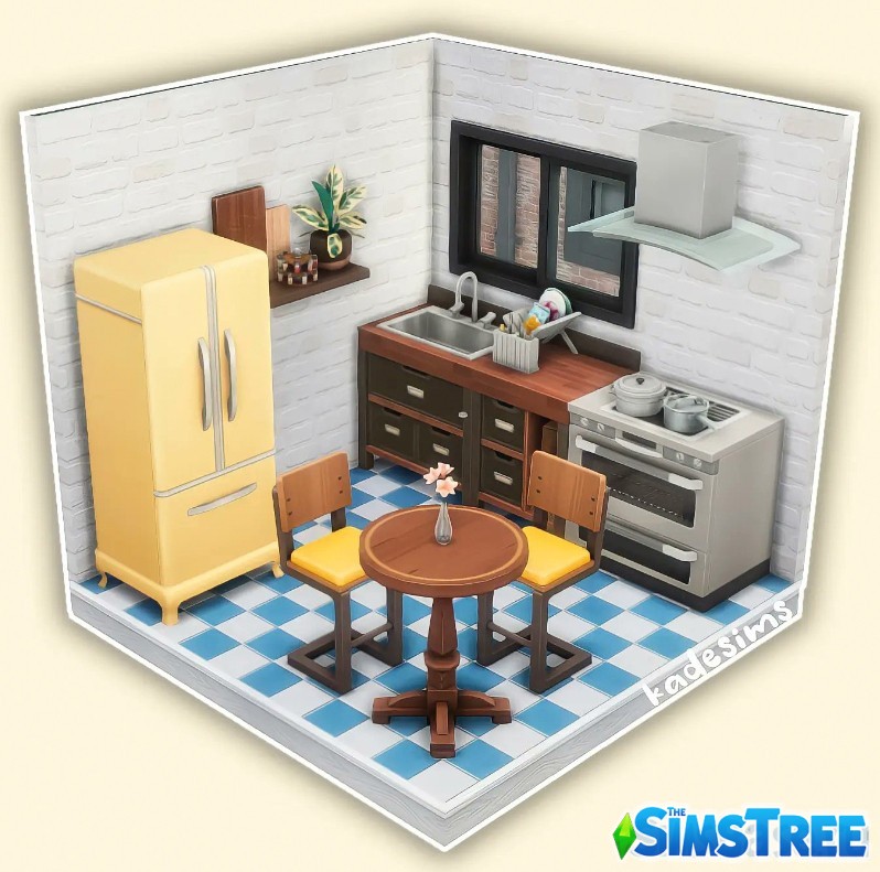 Набор комнат от kadesims для Sims 4