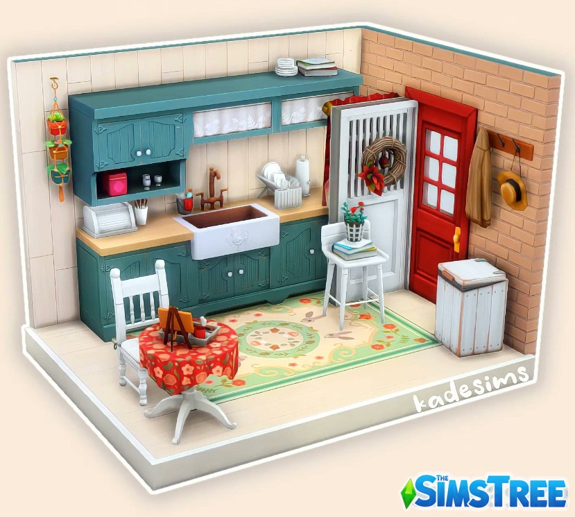 Набор комнат от kadesims для Sims 4