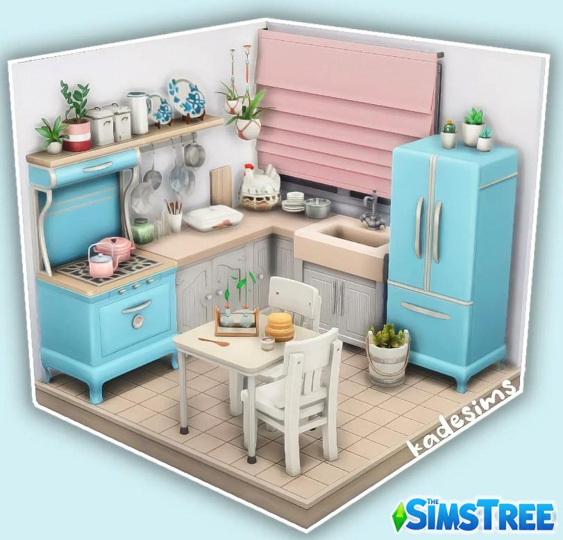 Набор комнат от kadesims_k для Sims 4