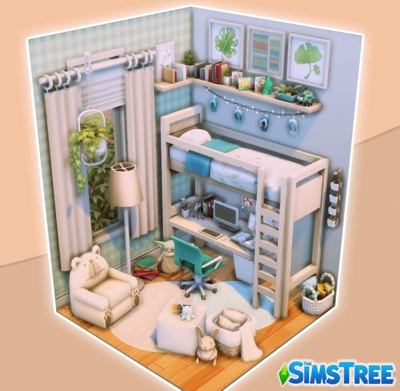 Набор комнат с платформами от amalieesims для Sims 4