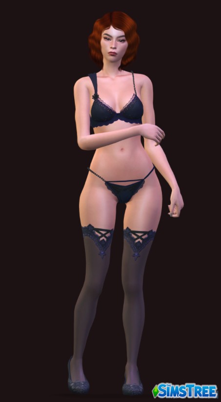 Набор нарядов и нижнего белья по мотивам Dead Or Alive от astya96 для Sims 4