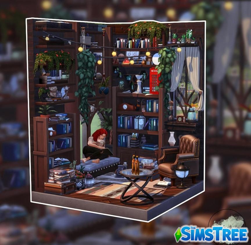 Набор романтических комнат от разных авторов для Sims 4