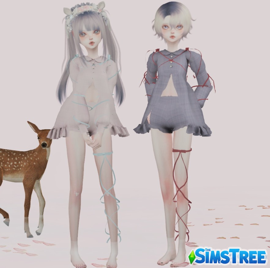 Набор СС контента от Mayasims для Sims 4