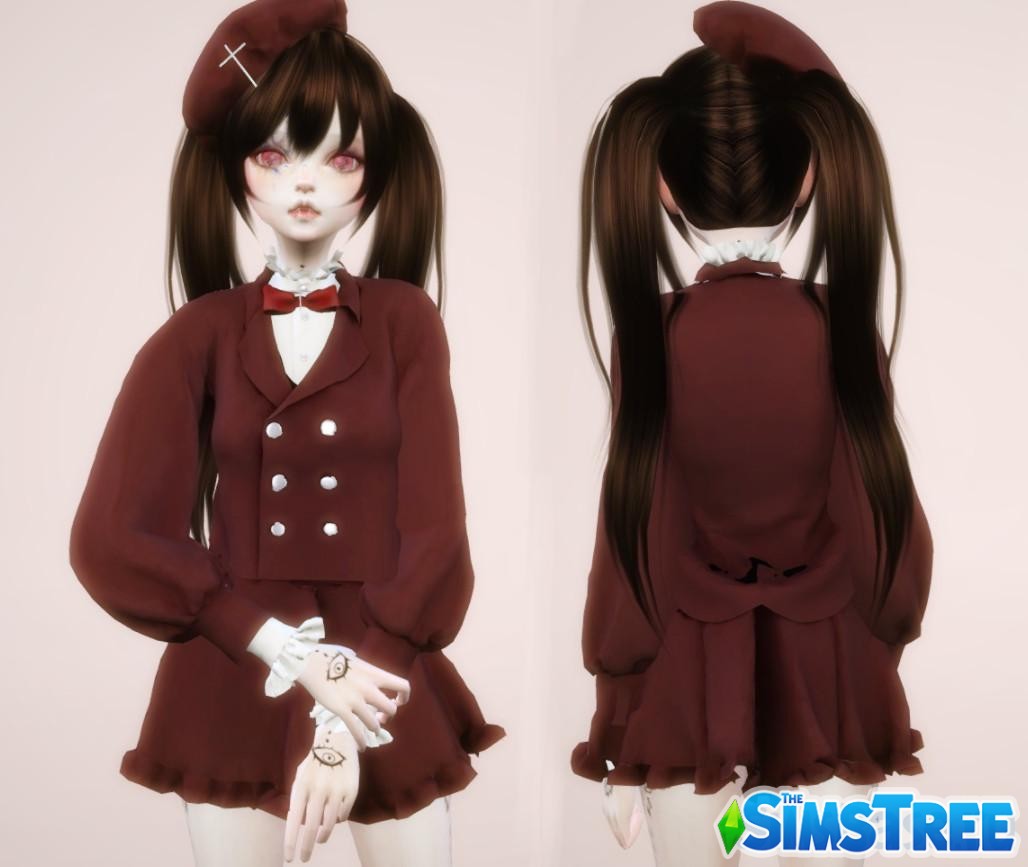 Набор СС контента от Mayasims для Sims 4