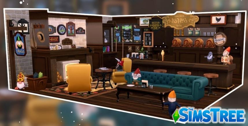 Набор загадочных комнат от SimplySimHome для Sims 4