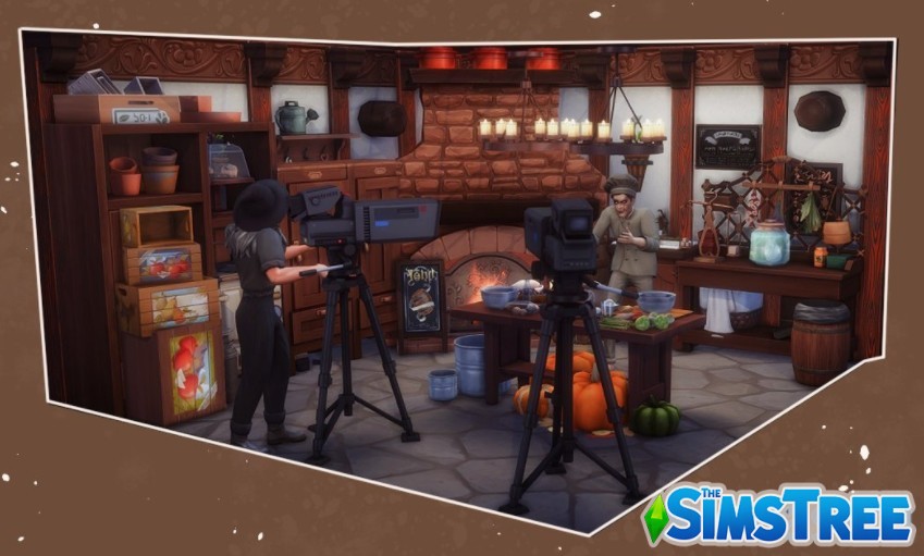 Набор загадочных комнат от SimplySimHome для Sims 4