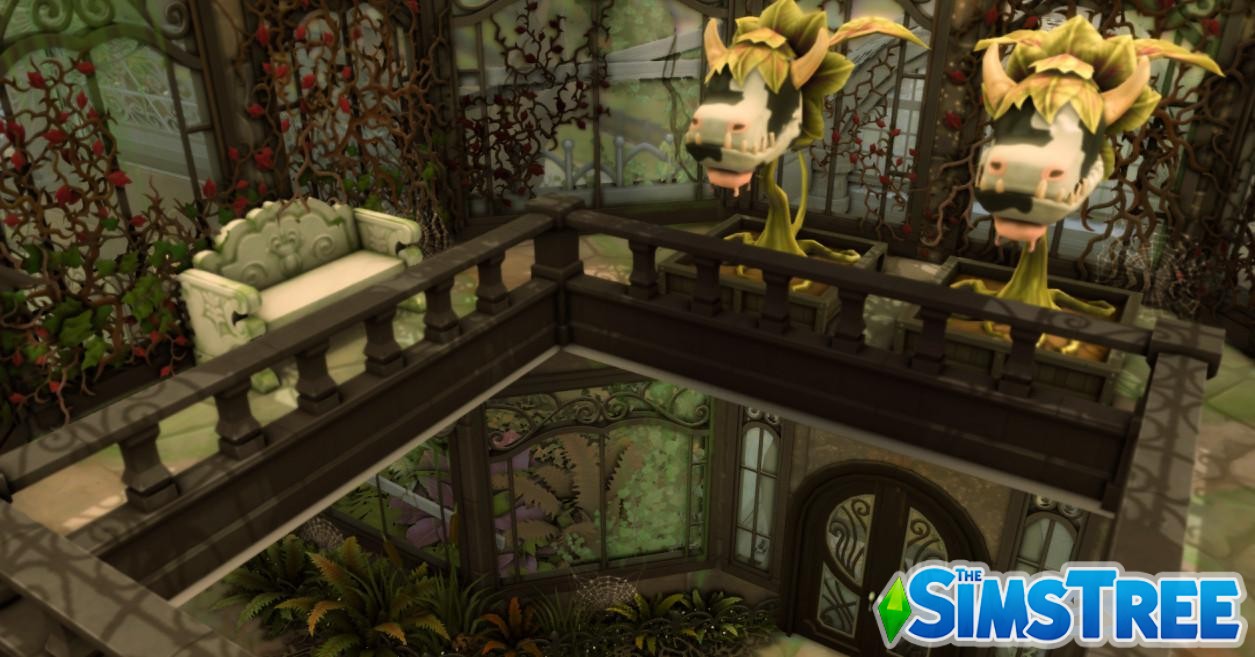 Общественный участок Викторианский заброшенный сад от ariafaeyt для Sims 4