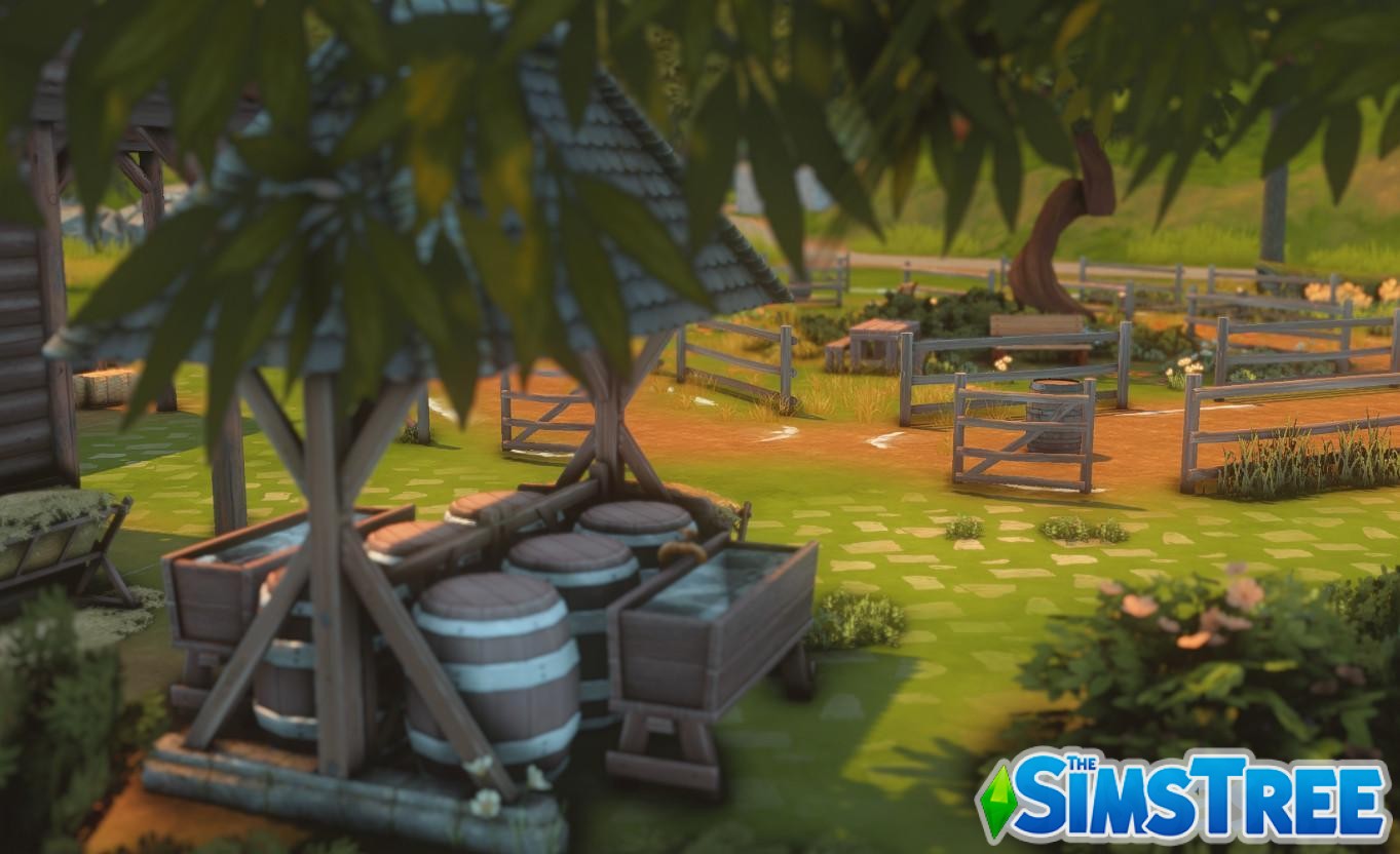 Парк Конная площадка от rutasha для Sims 4