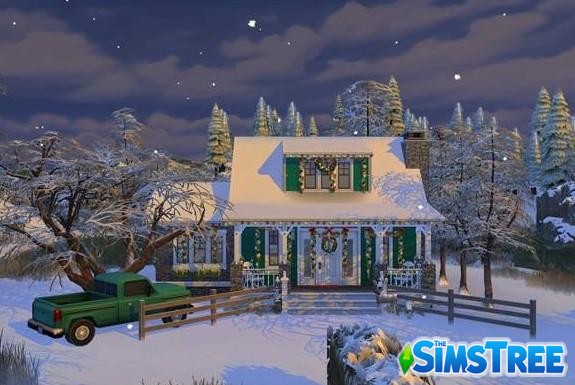 Подборка праздничных домов от разных авторов для Sims 4