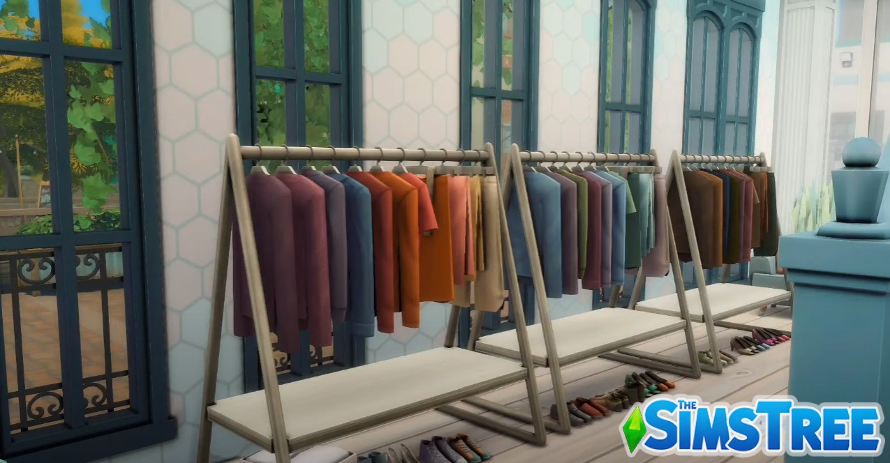 Секонд-хенд, бар и магазин чая от sims4ideas для Sims 4