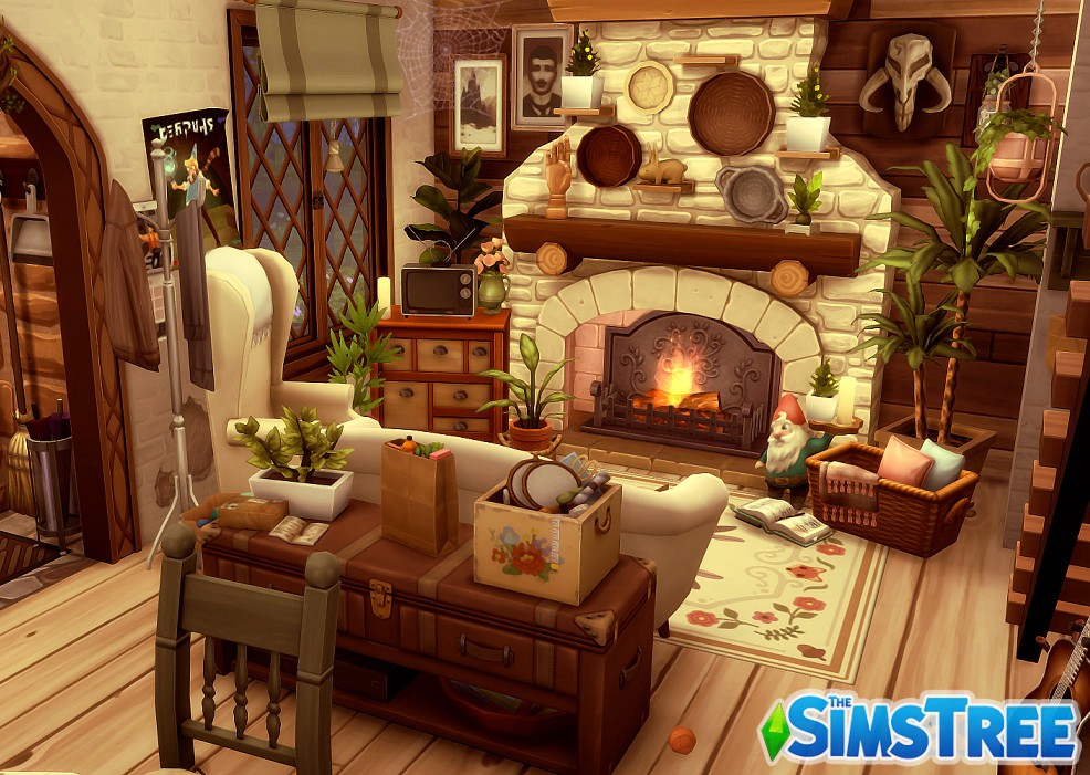 Секретная ферма Корделии от pixelshary для Sims 4