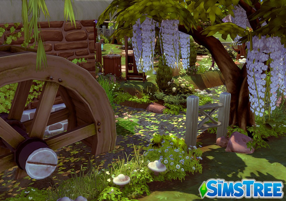 Секретная ферма Корделии от pixelshary для Sims 4