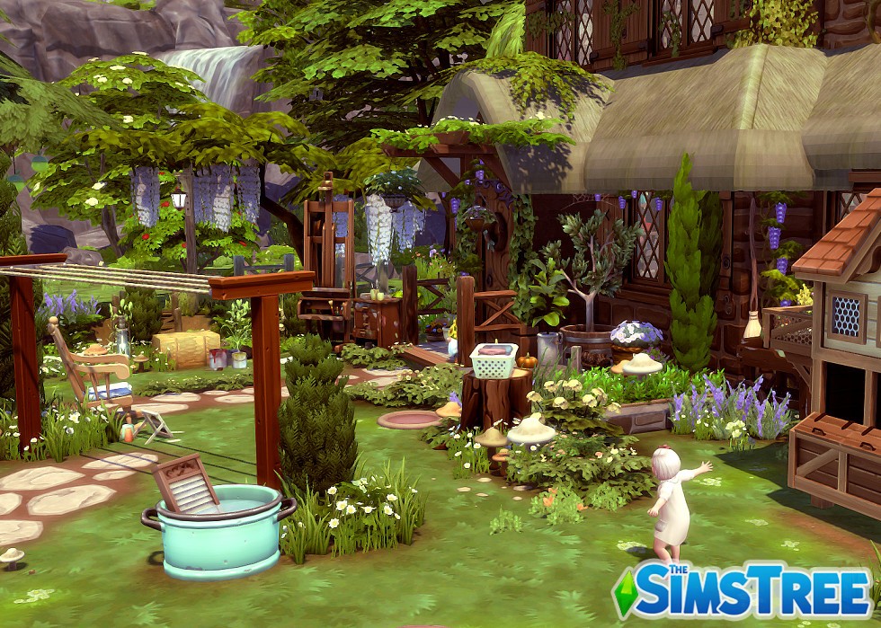 Секретная ферма Корделии от pixelshary для Sims 4