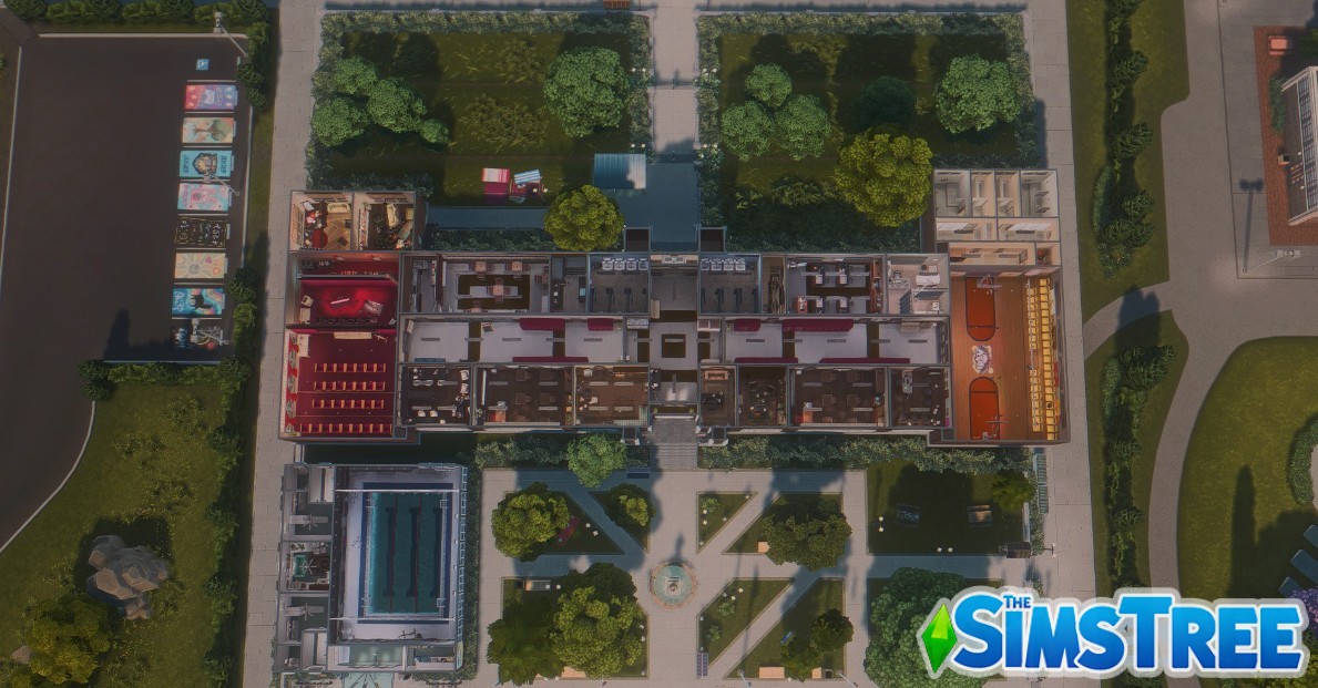 Старшая школа Коппердейла от alerionjkeee для Sims 4