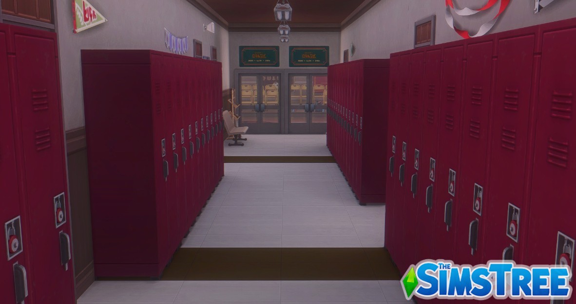 Старшая школа Коппердейла от alerionjkeee для Sims 4