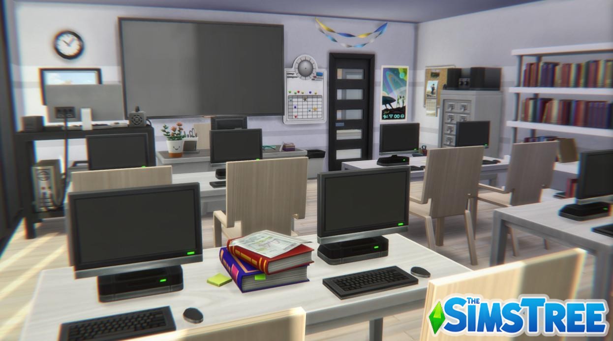 Старшая школа Ньюкреста от catsaar для Sims 4