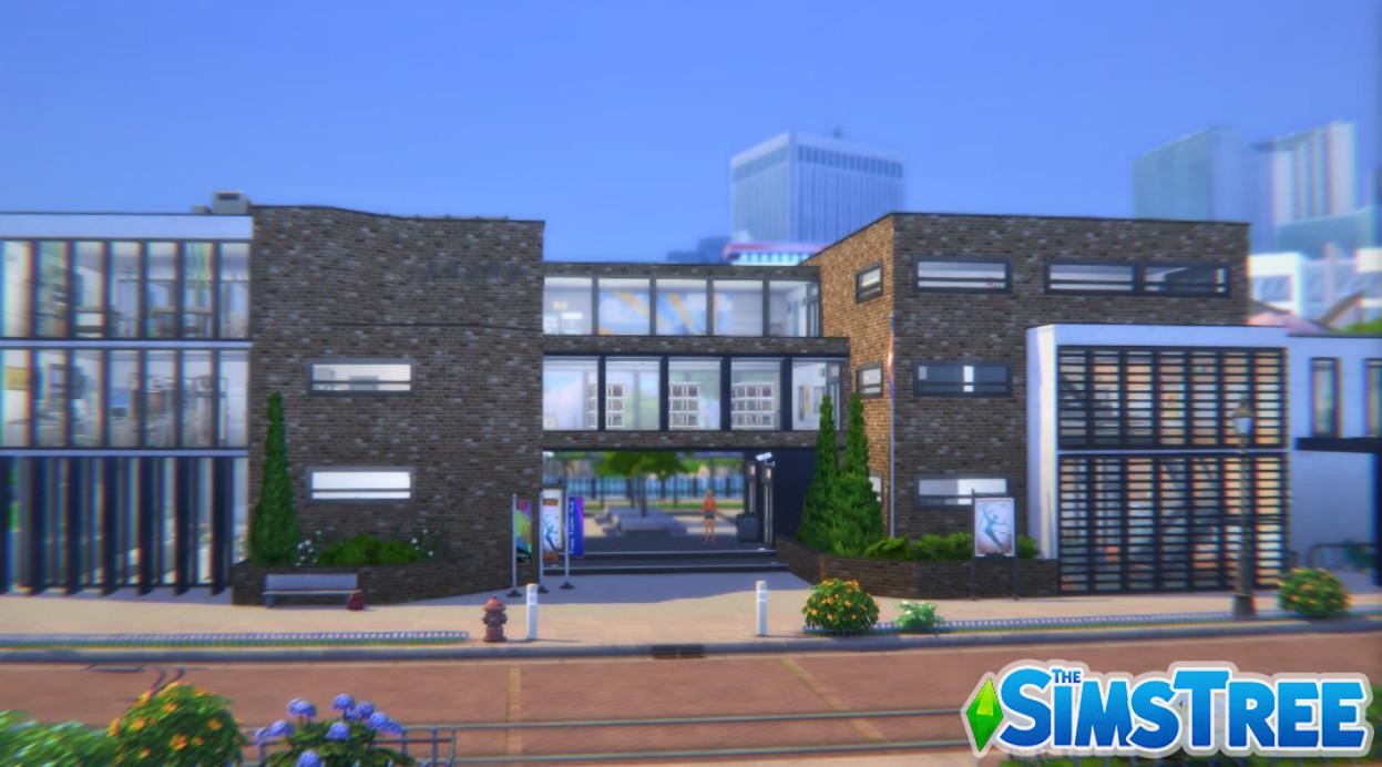 Старшая школа Ньюкреста от catsaar для Sims 4